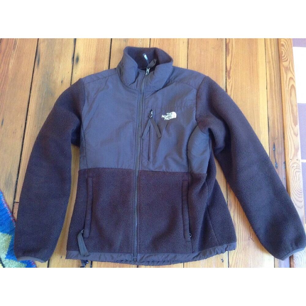 The North Face Denali Polartec Fleece Womens Parka Jacket Chocolate Brown M